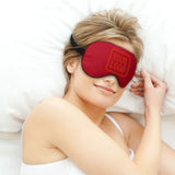 Custom Red Orange Red Sleep Mask