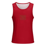 Custom Red Coral Red Men's Tank Top