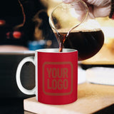 Custom Red Coral Red Mug