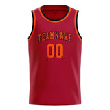 Custom Red & Orange Red Colors Design Sports Basketball Jersey