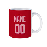 Custom Red Light Pink Mug