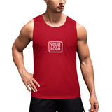 Custom Red Light Pink Men's Tank Top