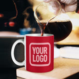 Custom Red Light Pink Mug