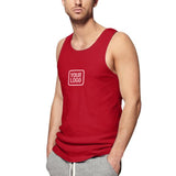 Custom Red Light Pink Men's Tank Top