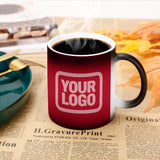 Custom Red Light Pink Magic Mug