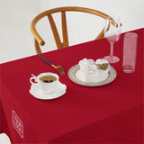 Custom Red Pink Square Table Cloth