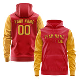 Custom Red Yellow Hoodie