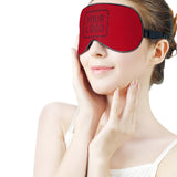Custom Red Crimson Red Sleep Mask
