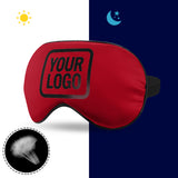 Custom Red Black Sleep Mask