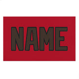 Custom Red Brown Beach Towel