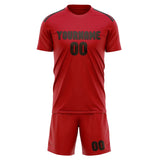 Custom Red Brown Soccer Jersey