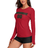 Custom Red Olive Women's Long-Sleeve Shirt