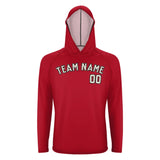 Custom Red Cream UV-Hoodie