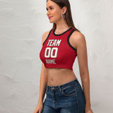 Custom Red Cream Sleeveless Tank Top