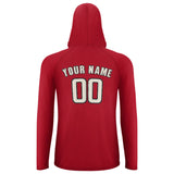 Custom Red Cream UV-Hoodie