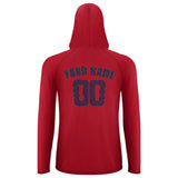 Custom Red Purple UV-Hoodie