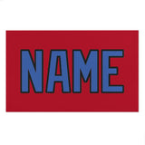 Custom Red Sky Blue Beach Towel