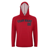 Custom Red Blue UV-Hoodie