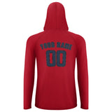 Custom Red Blue UV-Hoodie