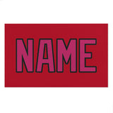 Custom Red Pink Beach Towel