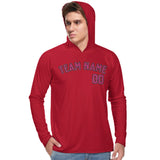 Custom Red Pink UV-Hoodie