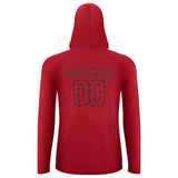 Custom Red Red UV-Hoodie