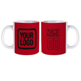 Custom Red Red Mug