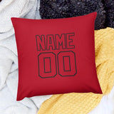 Custom Red Red Pillowcase