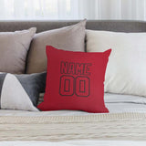 Custom Red Red Pillowcase