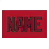 Custom Red Crimson Red Beach Towel