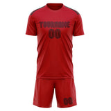 Custom Red Crimson Red Soccer Jersey