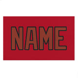 Custom Red Coral Red Beach Towel