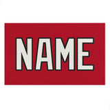 Custom Red White Beach Towel