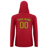 Custom Red Yellow UV-Hoodie