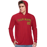 Custom Red Yellow UV-Hoodie