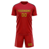 Custom Red Yellow Soccer Jersey