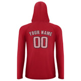 Custom Red Light Pink UV-Hoodie