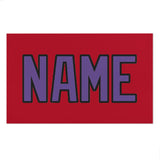 Custom Red Light Purple Beach Towel