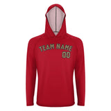 Custom Red Light Khaki UV-Hoodie