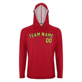 Custom Red Light Yellow UV-Hoodie