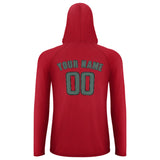 Custom Red Blue Green UV-Hoodie