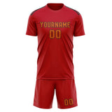 Custom Red Orange Soccer Jersey