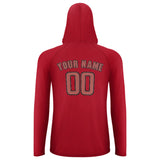 Custom Red Copper Rose UV-Hoodie
