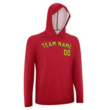 Custom Red Gold UV-Hoodie