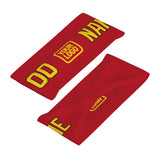 Custom Red Gold Sports headband