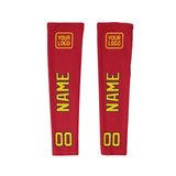 Custom Red Gold Arm Sleeve