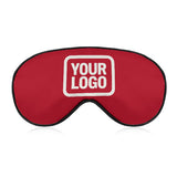 Custom Red White Sleep Mask