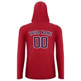 Custom Red Purple UV-Hoodie