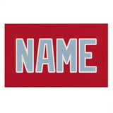 Custom Red Light Blue Beach Towel