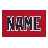 Custom Red Navy Beach Towel